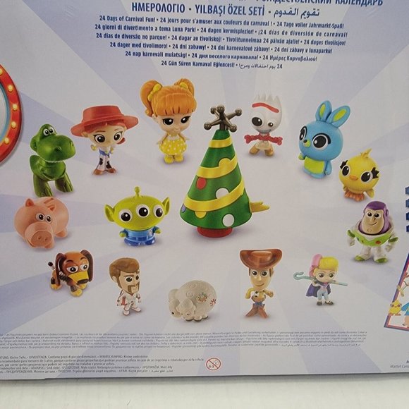 New Toy Story 4 Advent Calendar 14 Mini Figures Stickers Tree Woody Jessie Gabby - Picture 3 of 12